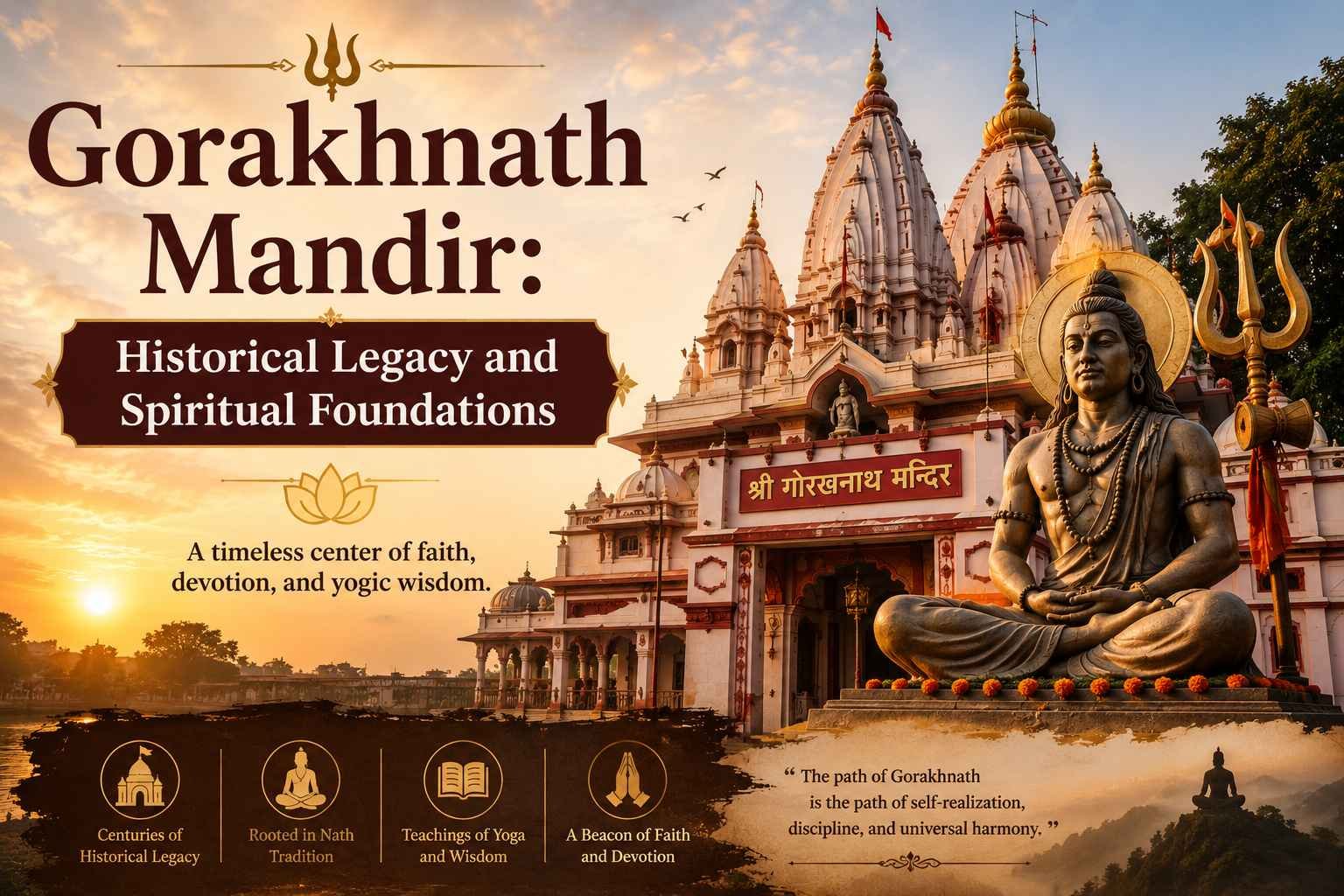 Gorakhnath Mandir Gorakhpur Explained: Mahabharata Connections, Nath Sampradaya, Temple History, Traditions and Festivals