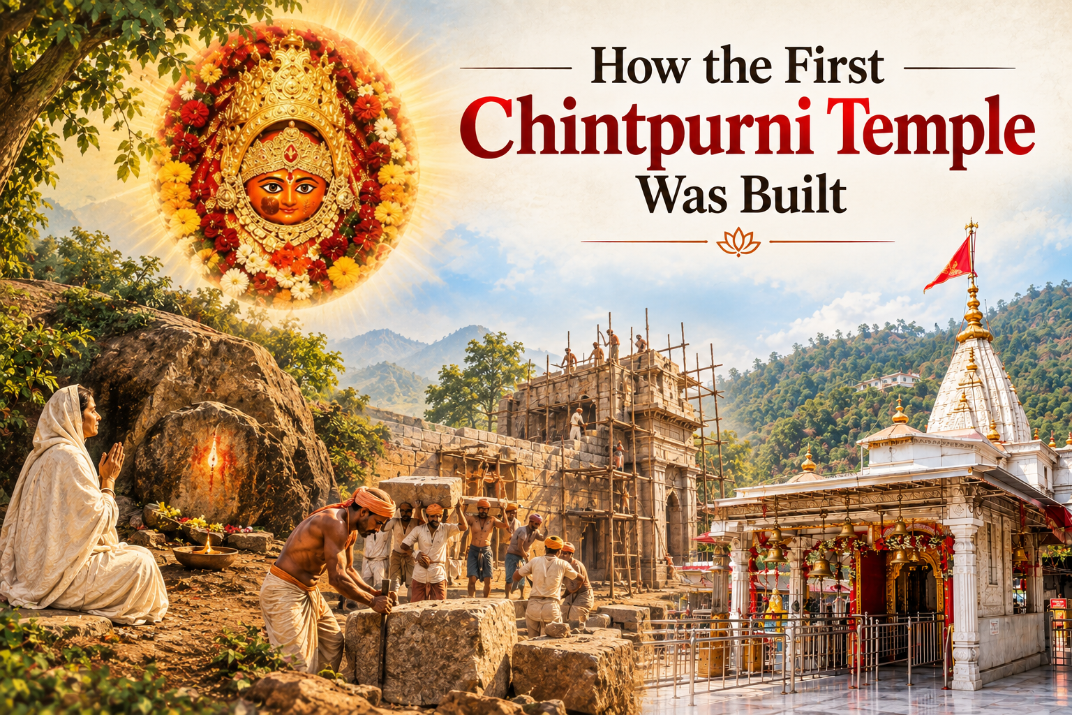 How the First Chintpurni Temple Was Built | Chintpurni Mata