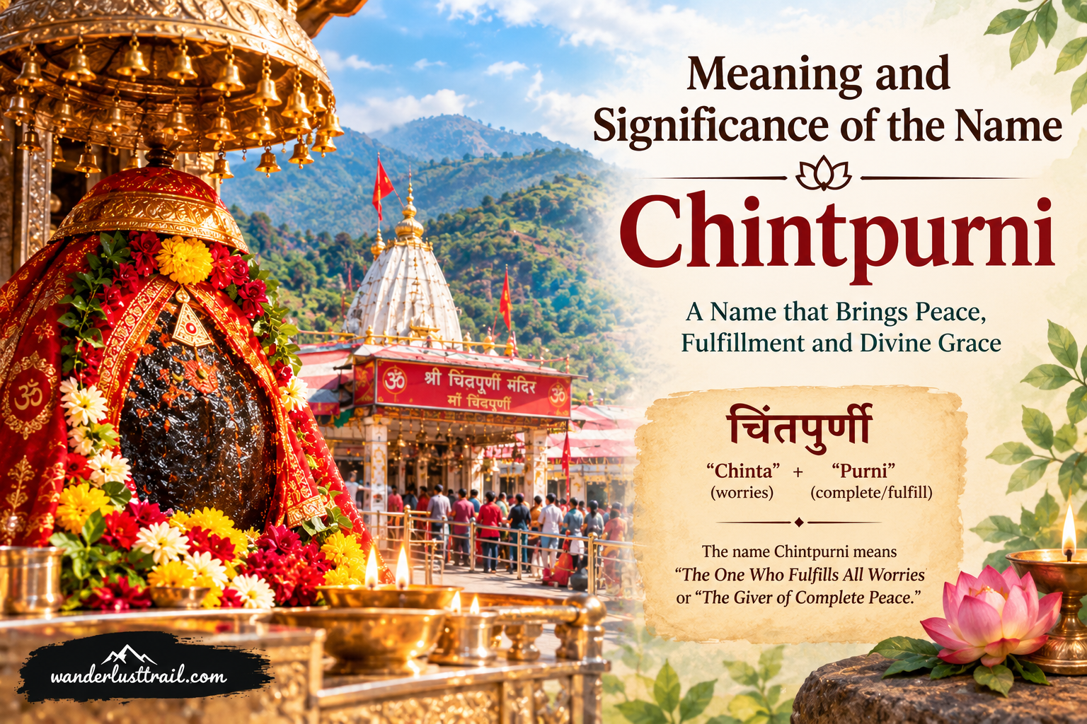 The Sacred Pindi and Worship of Mata Chintpurni | Temple