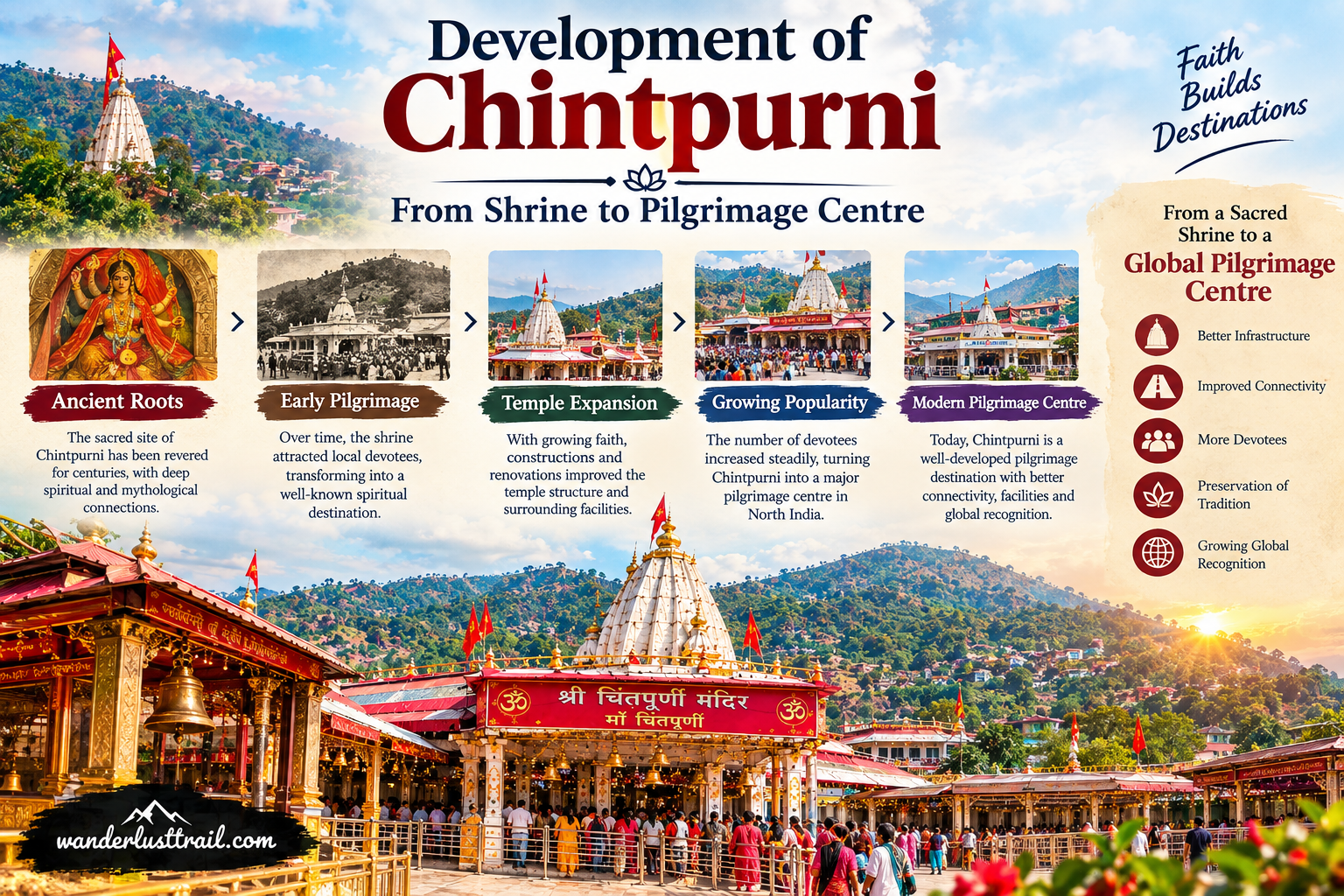 Development of Chintpurni from Shrine to Pilgrimage Centre