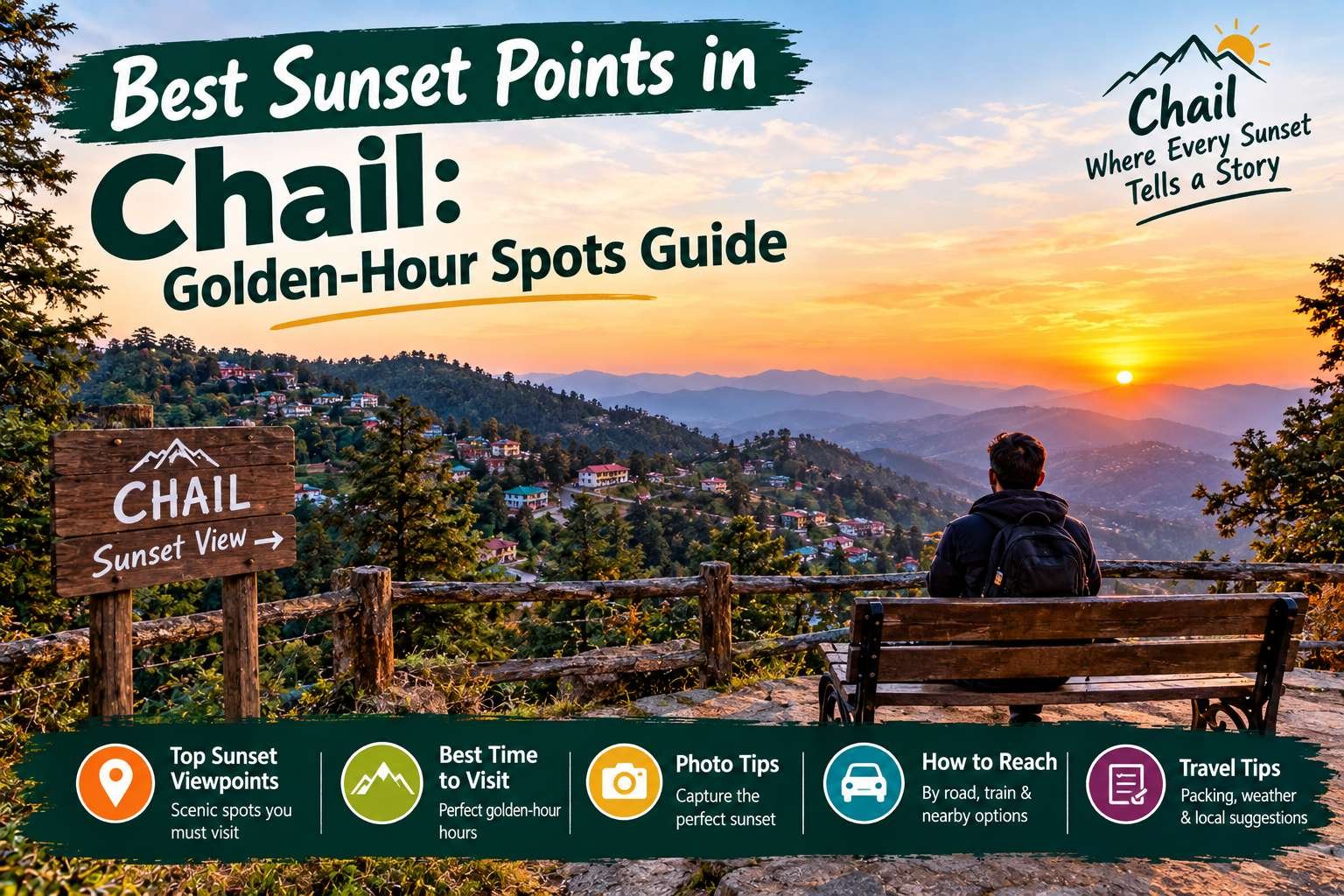 Best Sunset Points in Chail: Golden-Hour Spots Guide